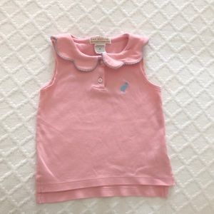 EUC TBBC BEAUFORT BONNET CO GIRLS PINK POLO 2T